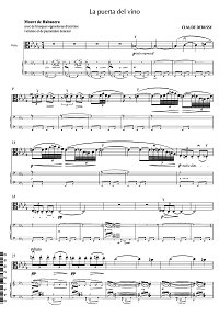 Дебюсси - 4 прелюдии для альта с фортепиано - Партия альта - первая страница