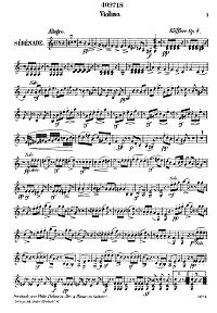 Каффнер - Серенада для скрипки - Партия - первая страница