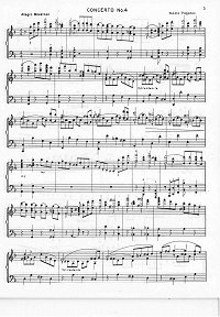 Паганини – Концерт для скрипки N4 - Клавир - первая страница