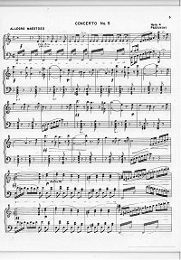 Паганини – Концерт для скрипки N5 - Клавир - первая страница