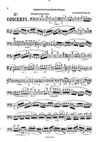 Давыдов - Концерт для виолончели N3 op.18 - Партия - первая страница