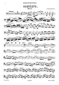 Давыдов - Концерт для виолончели N4 op.31 - Партия - первая страница