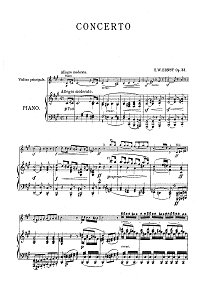 Эрнст - Концерт для скрипки op.23 - Клавир - первая страница