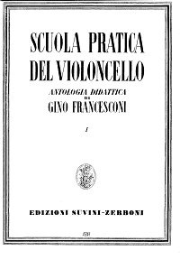 Франческони - Школа игры на виолончели - Партия - первая страница