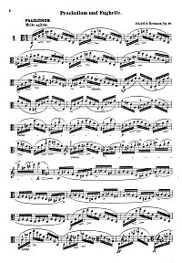 Герман - 6 концертных этюдов для альта op.18 - Партия - первая страница