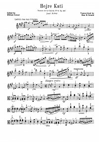 Хубаи - Hejre Kati для альта с фортепиано - Партия альта - первая страница