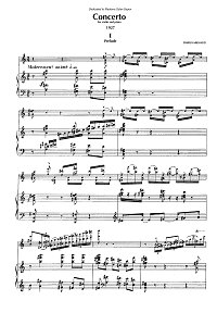 Мийо - Концерт для скрипки N1 op.93 - Клавир - первая страница