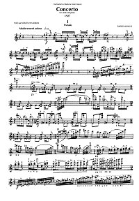 Мийо - Концерт для скрипки N1 op.93 - Партия скрипки - первая страница