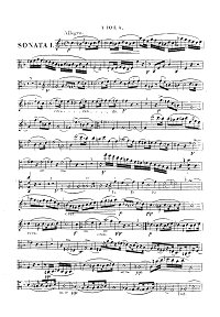 Онслоу - 3 сонаты для альта op.16 - Партия - первая страница