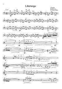 Пьяццолла - Liebertango для виолончели - Партия - первая страница
