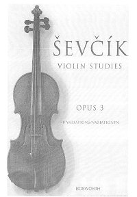 Шевчик - 40 вариаций для скрипки op.3 - Партия - первая страница