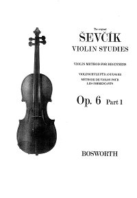 Шевчик - Школа игры на скрипке op.6  - Партия - первая страница