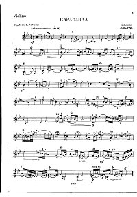 Ямпольский - Танцевальные миниатюры для скрипки с фортепиано - Партия - первая страница